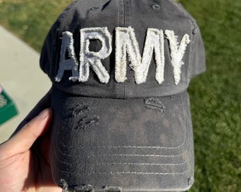 Army Hat, Veterans Day Hat, Veteran Dad Hat, Deployment Hat, Military Hat, Veterans Daughter, Son Hat, Cute Army Hat, Army Camo Cap