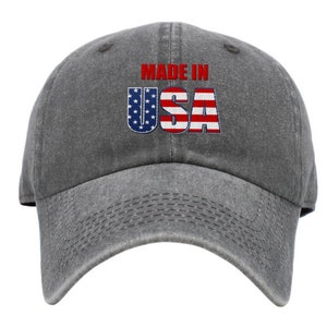 Made in USA Embroidered Hat, United States, America, Flag, Cowboy Boots, Cowboy Hat, Cowgirl, Truck, Jeep, Eagle, Patriot, July 4th Hat