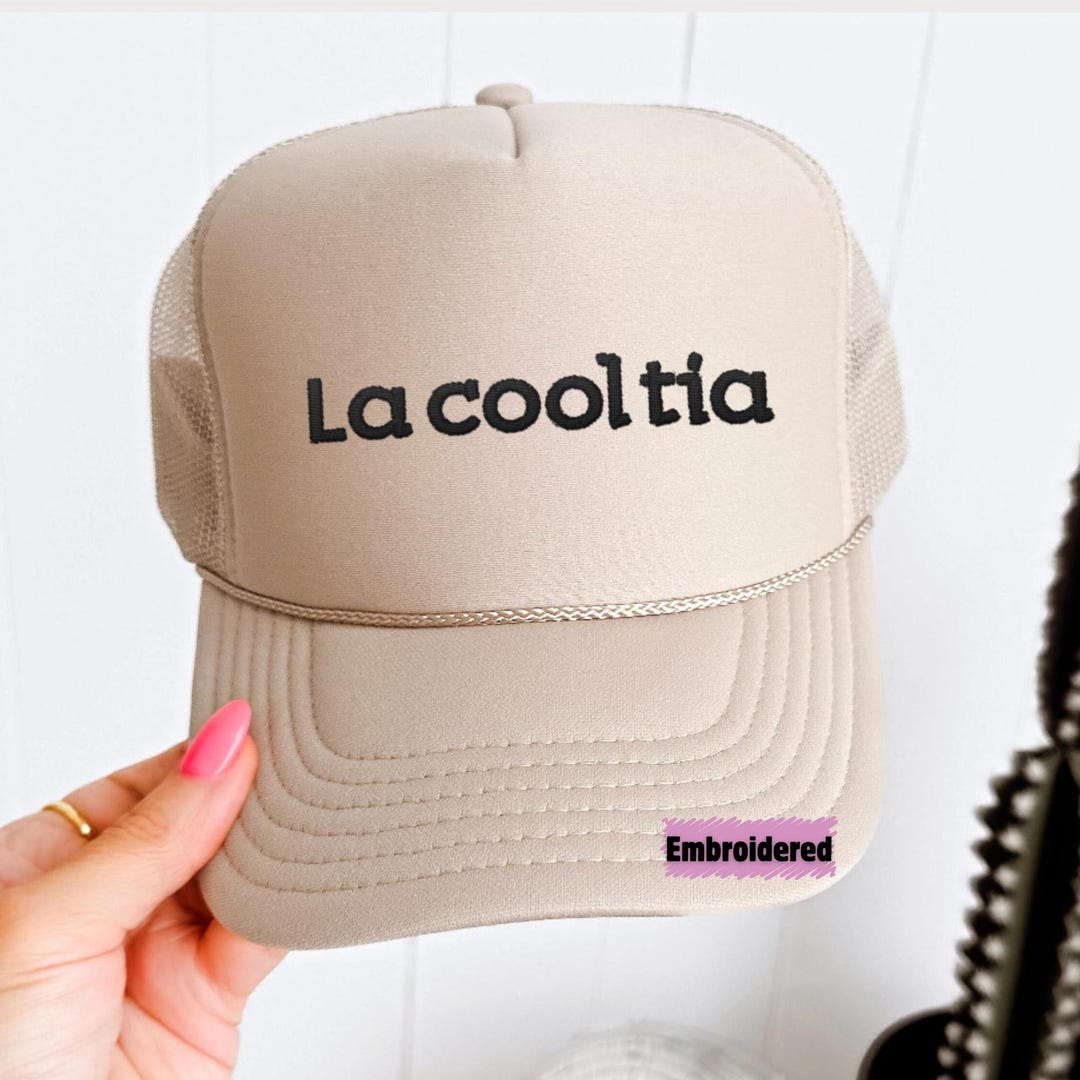 Embroidered Aunt Custom Hat, Cool Auntie Hat, Tia Gift, New Aunt Hat ...