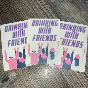 Drinking Card Game / Drinking Game / Playing Cards / Gifts For Friends / Party Games / Hen Do / University Essentials