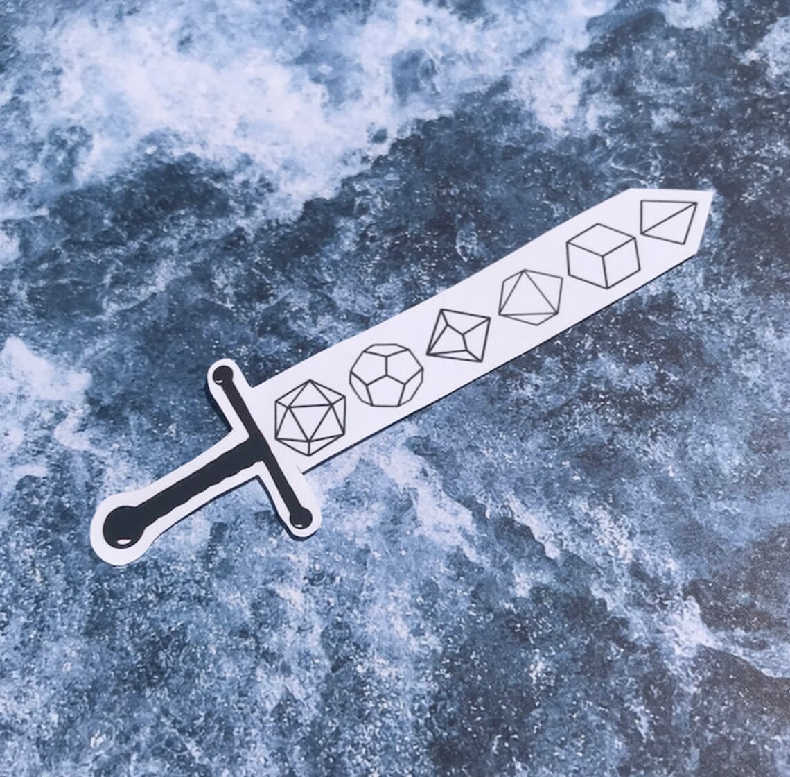 Dnd Rainbow Dice Swords Dungeons and Dragons Lgbtq D20 Etsy