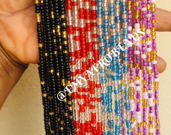 Wholesale African Waist Beads/Fast and Free Shipping. DHL Express 3-5 business days