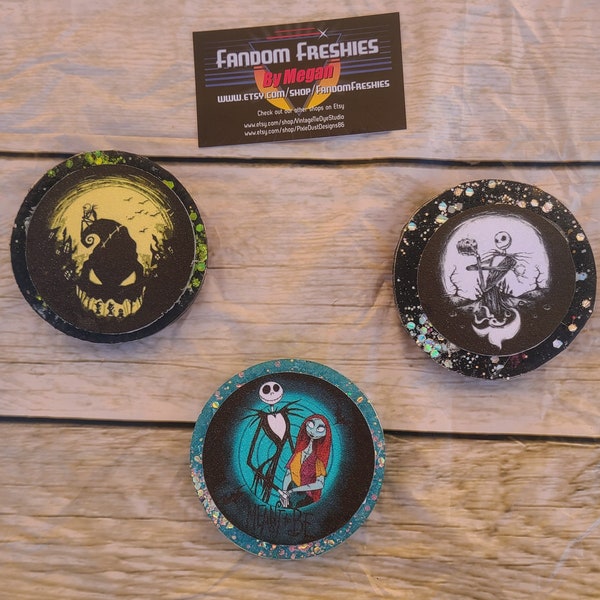 Jack and Sally Car Air Freshener Etsy