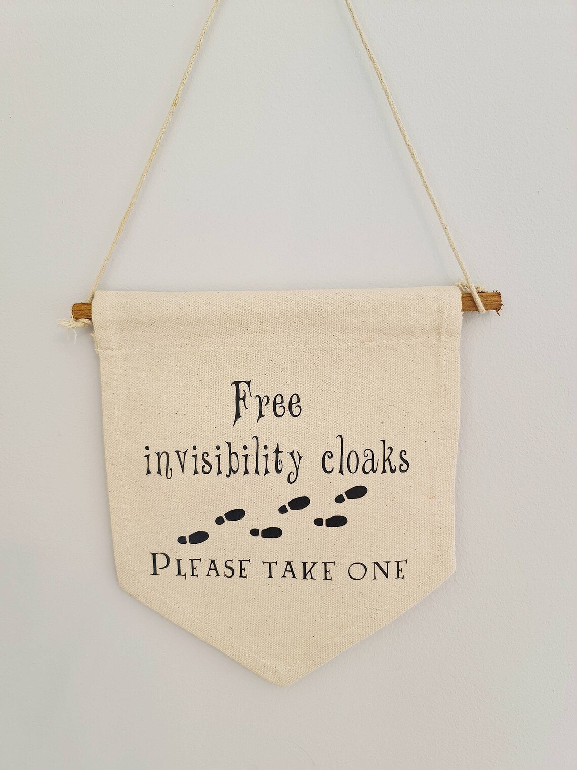 Harry Potter banner sign wall hanging invisibility cloaks | Etsy