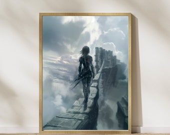 Fourth Wing print | Violet The Parapet | The Empyrean books | Rebecca Yarros | fantasy art | dragons | fan art | DIGITAL PRINT