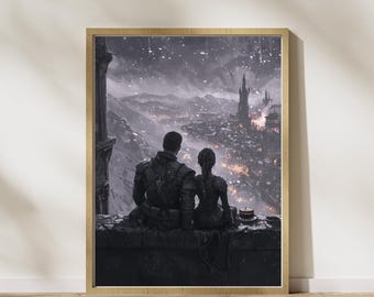 X & V Fourth Wing inspired print, Basgiath Dragons, Iron Flame, Rebecca Yarros, DIGITAL DOWNLOAD