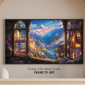 Velaris night court art, Court of Thorns & Roses, Sarah J Maas, acotar art, DIGITAL download | Frame tv art | Samsung frame TV