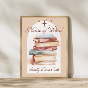 Velaris house of Wind, smutty book club poster, Night court, Court of Thorns & Roses, Sarah J Maas, ACOTAR wall art, DIGITAL print