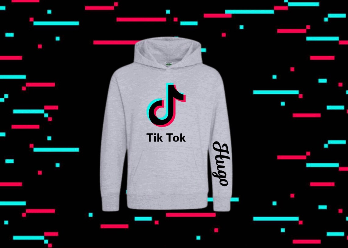 Personalised TikTok hoodie FYP hoodie tik tok jumper Etsy