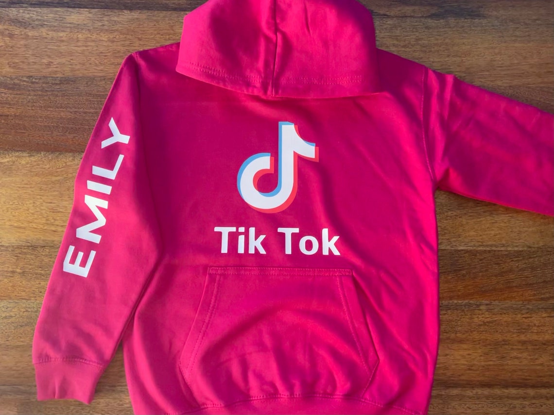 Personalised TikTok hoodie FYP hoodie tik tok jumper Etsy