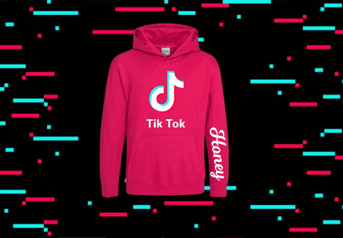 Personalised TikTok hoodie FYP hoodie tik tok jumper Etsy