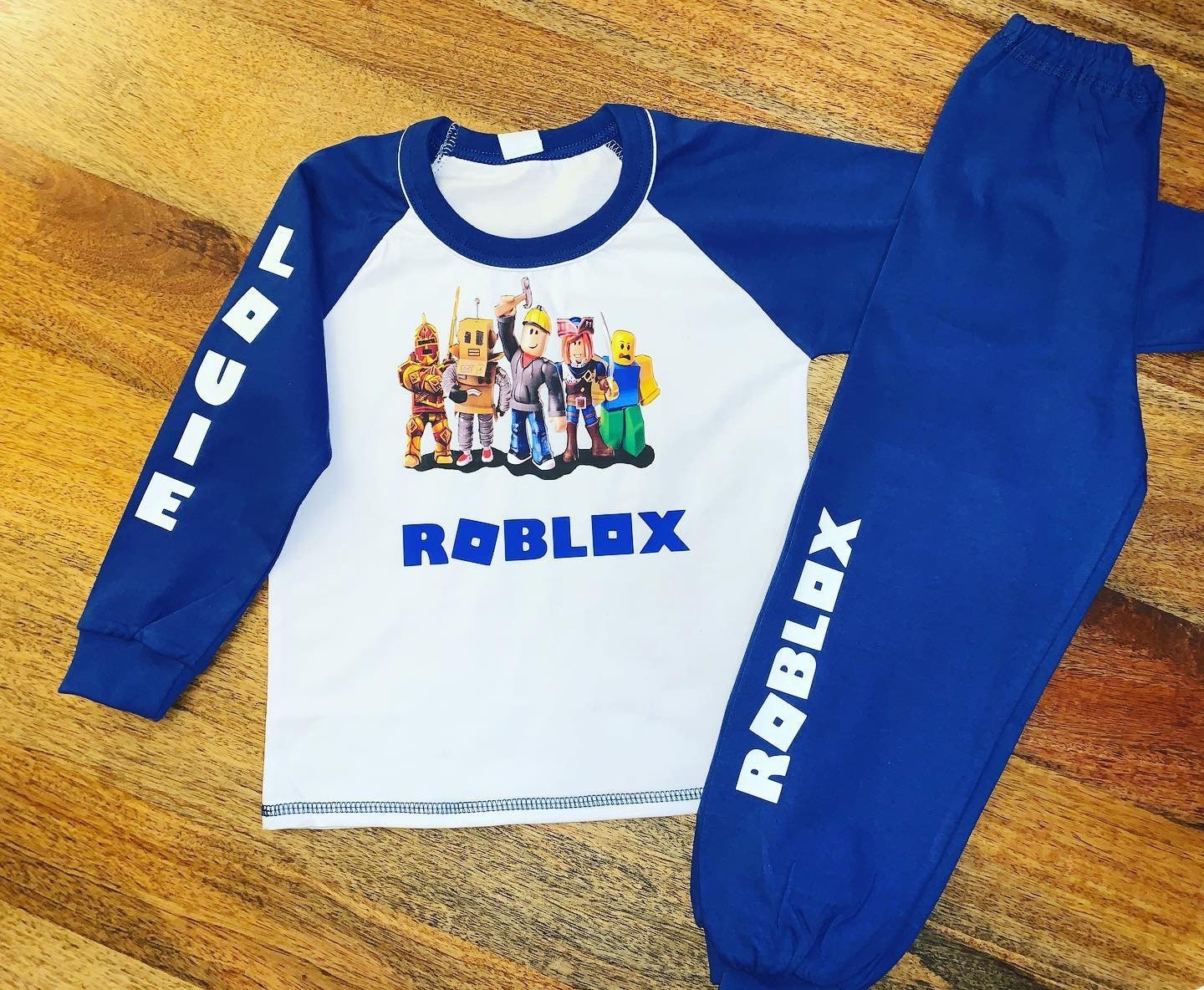 Personalised Roblox pyjamas Roblox pjs Roblox gift fyp Etsy
