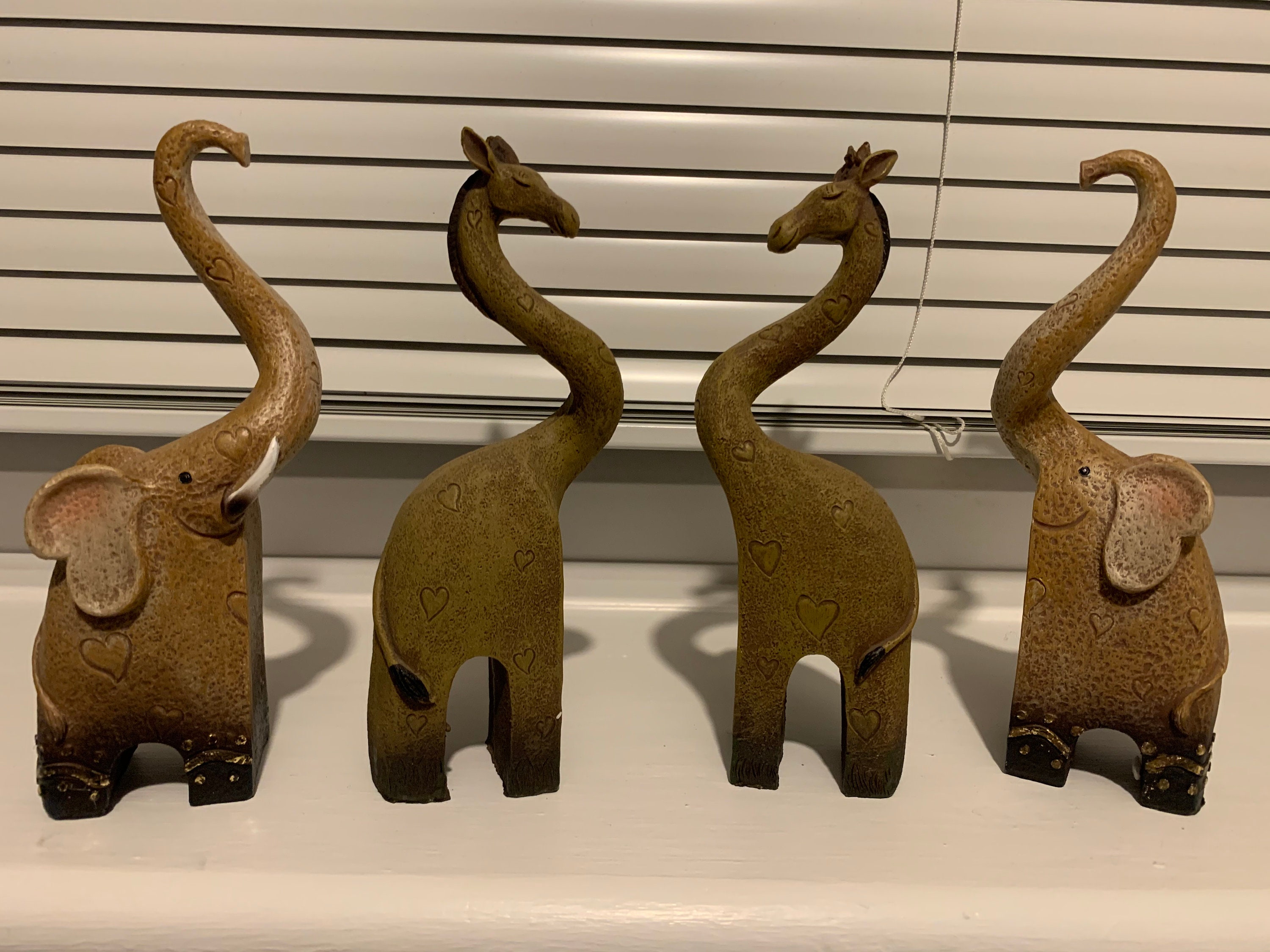 Entwined Elephants Home Ornament Home Statue Elephants In Etsy.de