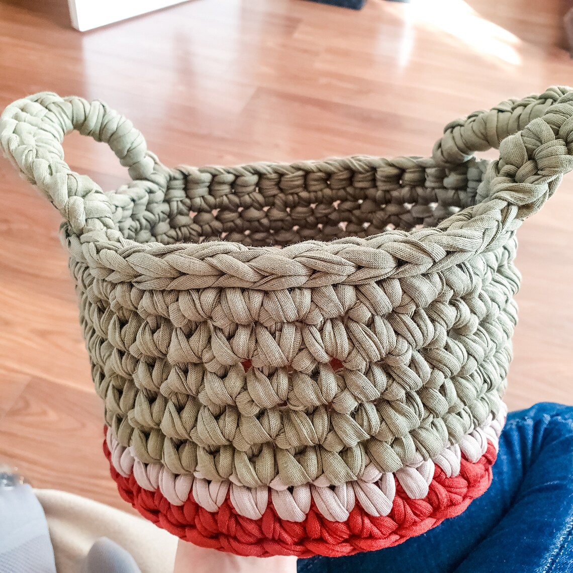 Crochet baskets Etsy