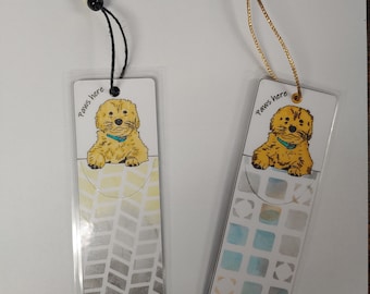 Paws Here bookmark