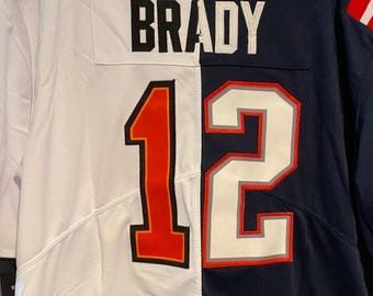 tom brady jersey mens small