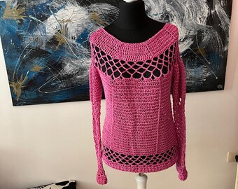 Maglione fucsia | Etsy Italia