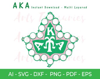 Silhouette. Akasorority1908 Svg Dxf Png Cricut File
