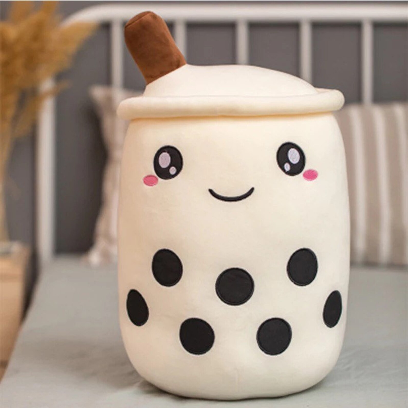 Boba Tea Plush Toy Giant and Small Plush Toys Bubble Tea Etsy