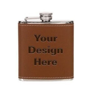 Travel Flask Custom - Engraved flask, Personalised flask, Gift- 6oz