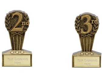 Second Place Trophy Etsy