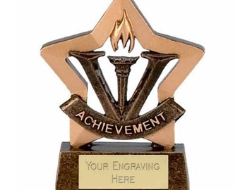 Achievement Award Trophy - Personalized Engraving