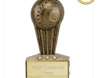 Lawn Bowls Trophies Awards- Personalised Engraving