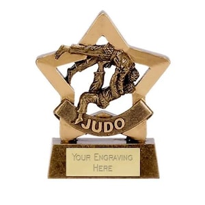 Judo Award Trophy - Personalised Engraving