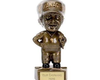 Football Manager Award Trophy - Personalized Engraving