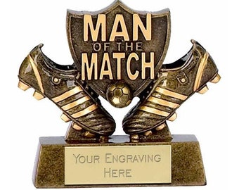 Football Man Of The Match Award - Personalized Engraving