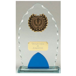 Glass Plaque Award - Personalised engraving