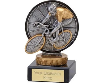 Cycling Award Trophy - Personalised Engraving