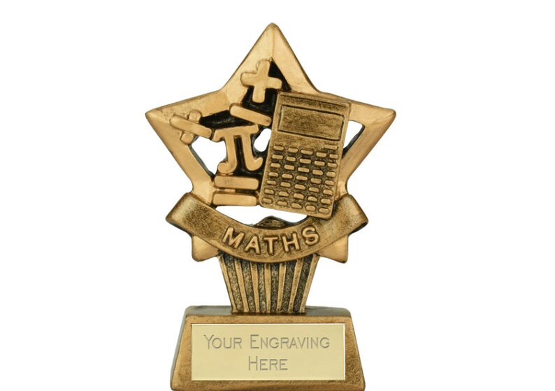 Maths Award 10cm (4