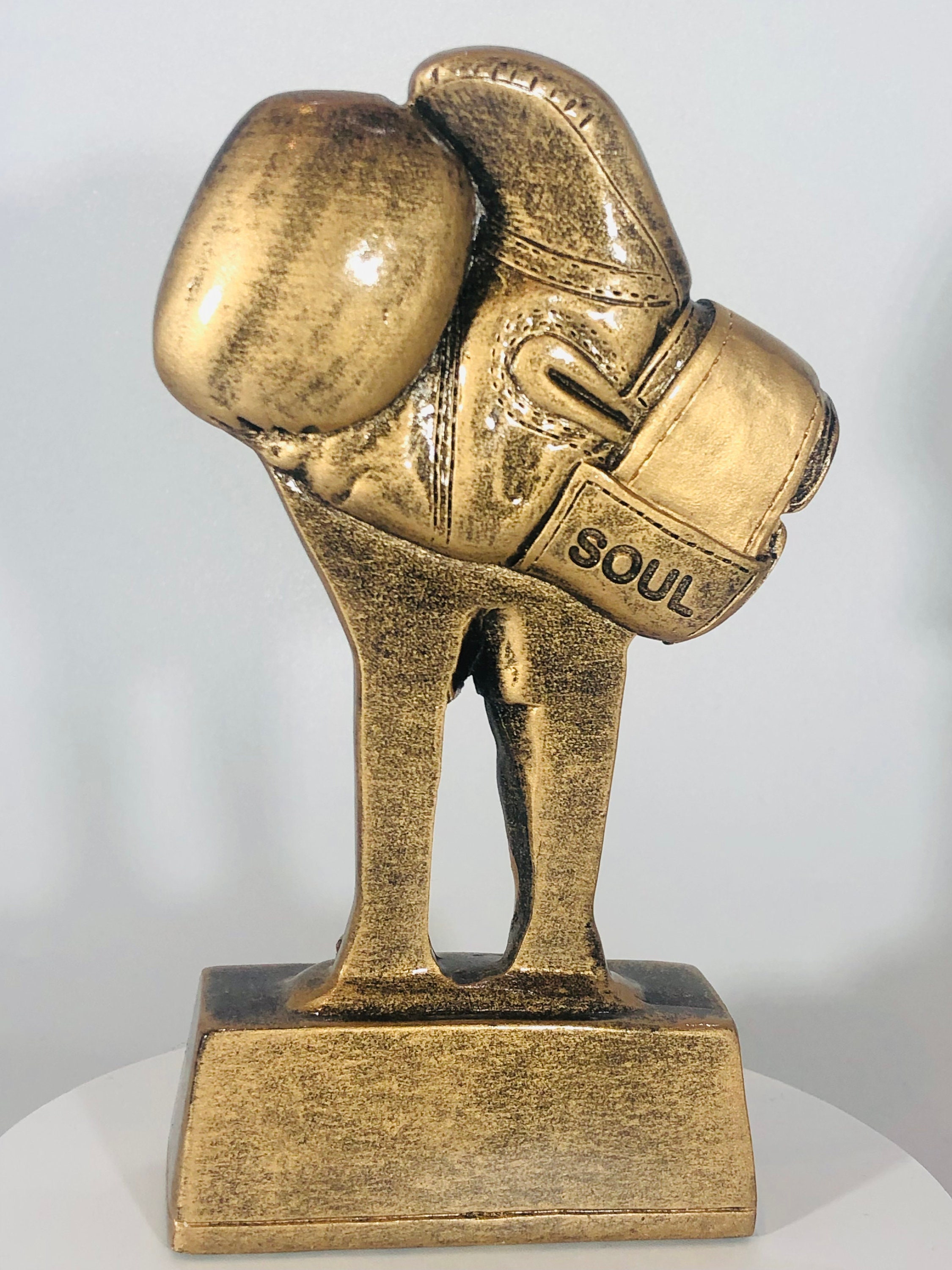 Boxing Abstract Trophy Boxing Award Trophy - Personalized Engraving - Etsy