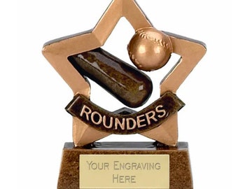 Rounders Award Trophy - Personalized Engraving