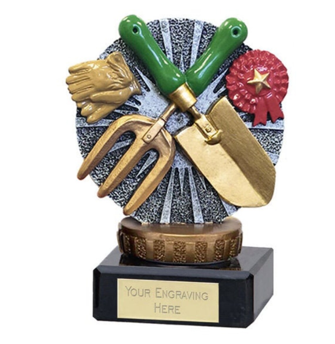 Gardening Trophy Gardening Award Personalized Trophy Etsy