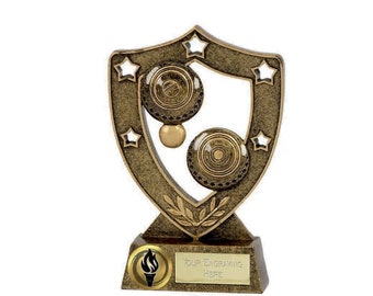 Lawn Bowls Trophies Awards - Personalised Engraving - Customise insert