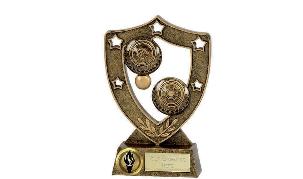 Lawn Bowls Trophies Awards - Personalised Engraving - Customise insert