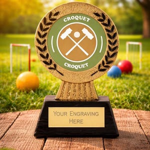 Croquet Award - Personalisierte Gravur