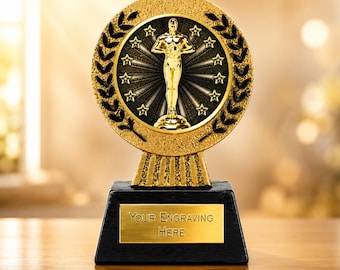 Gepersonaliseerde prestatietrofee – Custom Engraved Award
