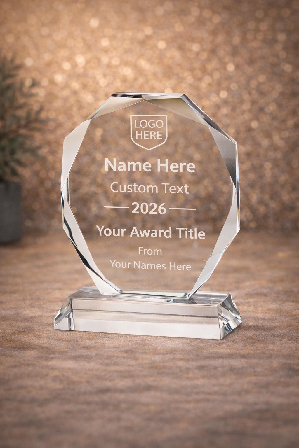 Premio di calcio di cristallo con varie dimensioni Premio di calcio di cristallo con varie dimensioni