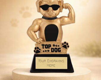 Dog Award Trophäe - Personalisierte Gravur