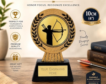 Archery Award Trophy - Personalized Engraving