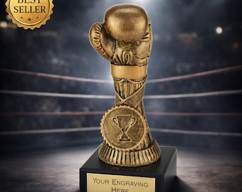 Boxing Glove Award - Personalized Engraving - Custom Insert