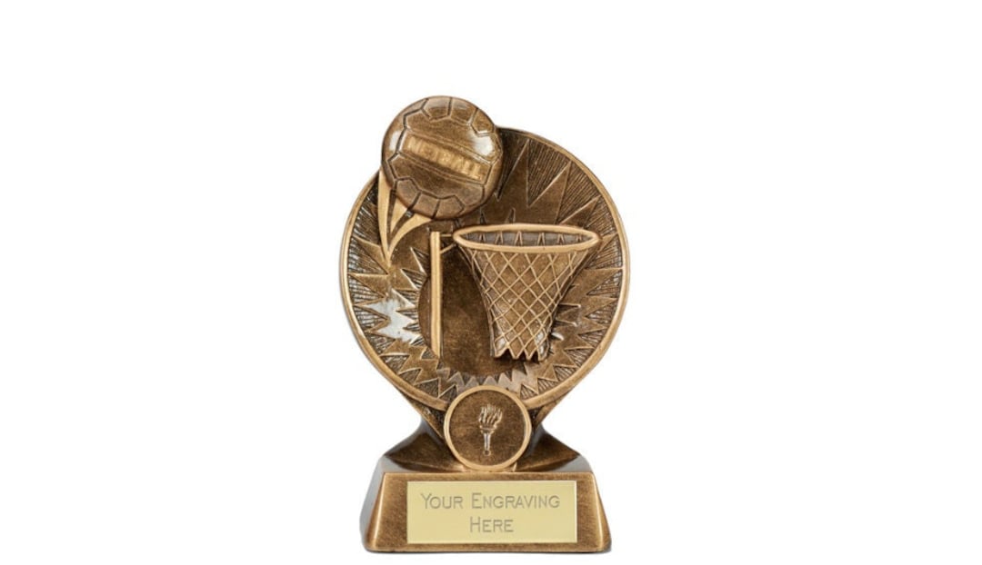 Netball Award Trophy - Personalised Engraving - Customize Insert - Etsy