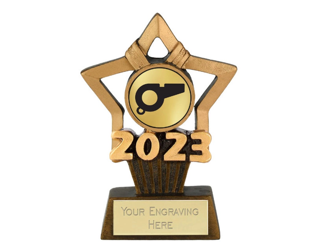 Referee Whistle 2023 Award Personalized Engraving Etsy