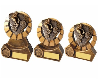 BMX Award Trophy - Personalized Engraving - Custom Insert