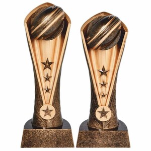 Rugby Ball Award Trophy - Personalized Engraving - Custom Inserts