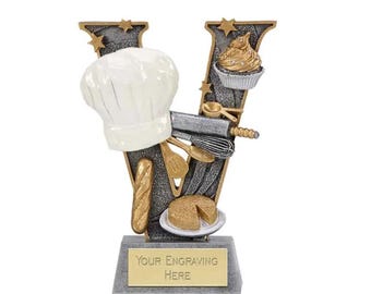 Cooking, Baking Trophy Award- Best Cooker Award - Personalized Award, Kitchen Award
