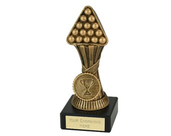 Pool 8 Ball Trophy Award Personalzed Engravng Custom Nsert - Etsy - View #4